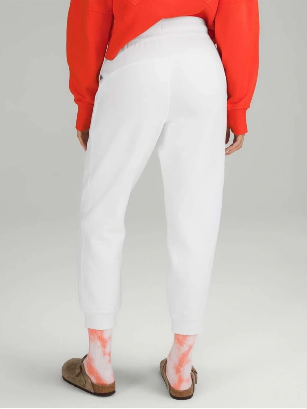 Lululemon Scuba High-Rise Cropped Jogger White Size 4